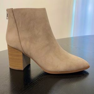 BRAND NEW: Taupe Boutique Ankle Bootie Shoes - Red Dress Boutique